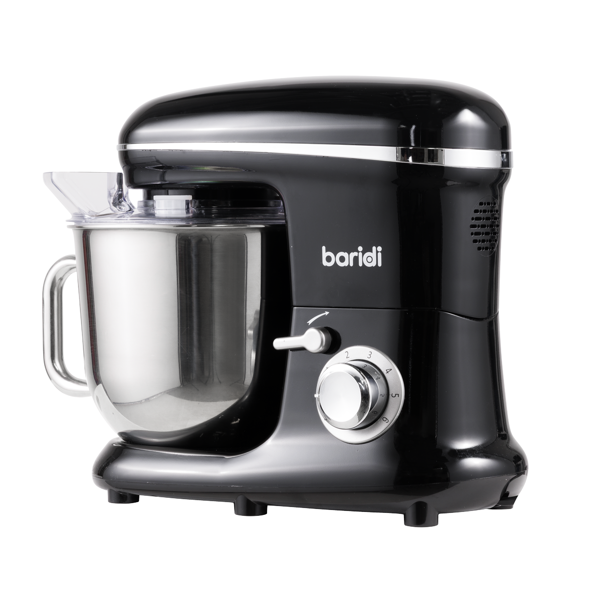 Baridi DH173 Baridi 1500W Stand Mixer with Accessories 6L - Black