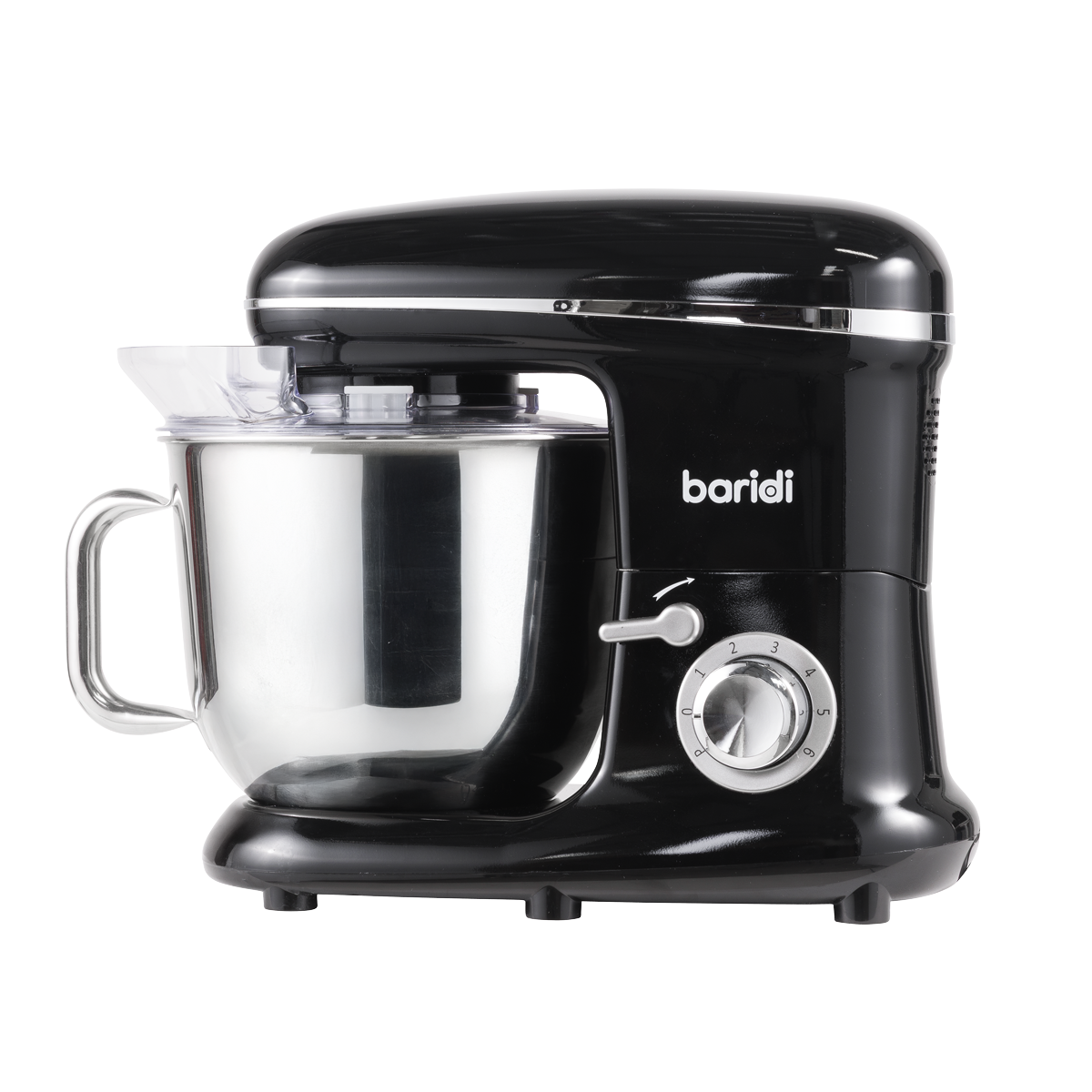 Baridi DH173 Baridi 1500W Stand Mixer with Accessories 6L - Black