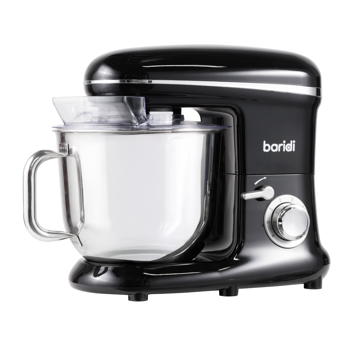 Baridi DH173 Baridi 1500W Stand Mixer with Accessories 6L - Black
