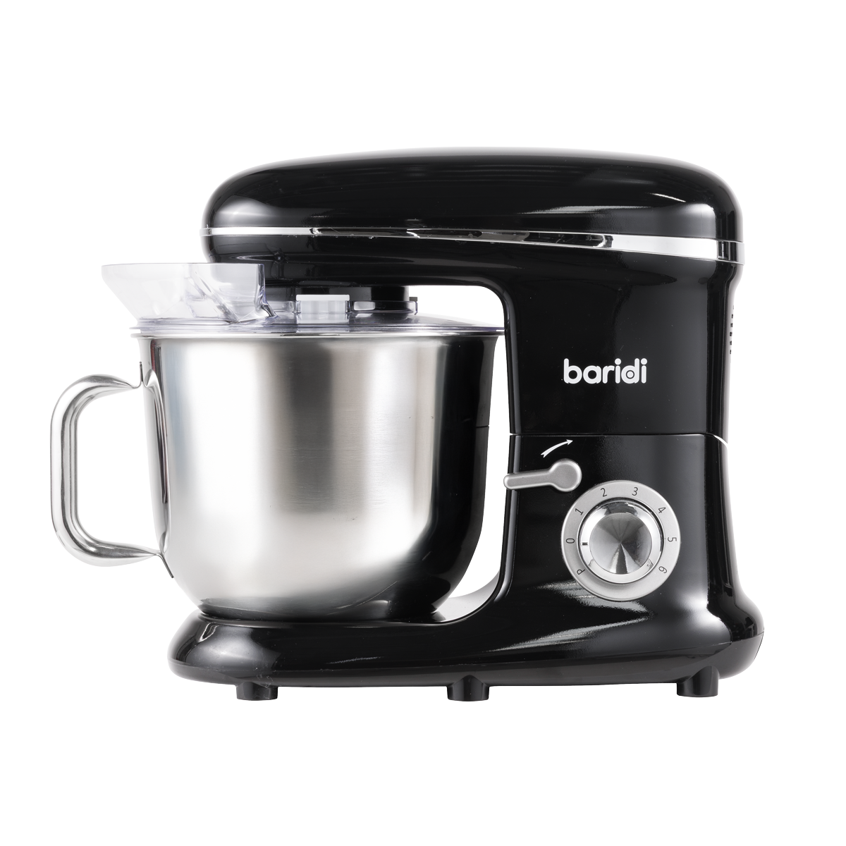 Baridi DH173 Baridi 1500W Stand Mixer with Accessories 6L - Black