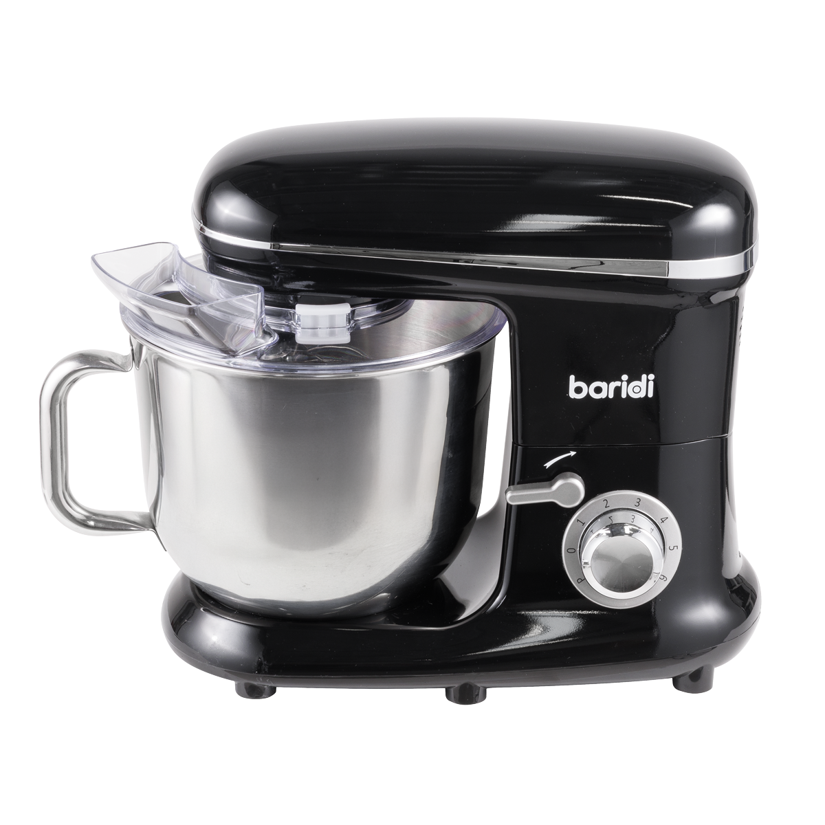 Baridi DH173 Baridi 1500W Stand Mixer with Accessories 6L - Black