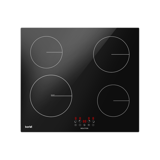 Baridi DH176 Baridi Integrated Induction Hob with 4 Cooking Zones 60cm 6800W Output
