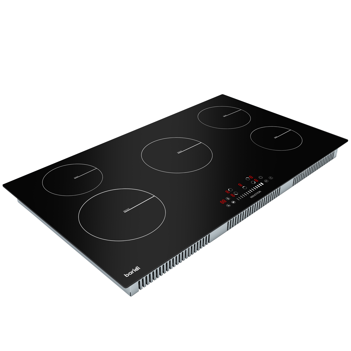 Baridi DH180 Baridi Integrated Induction Hob with 5 Cooking Zones 90cm 9300W Output