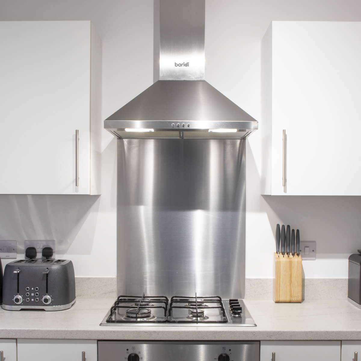 Baridi DH193 Baridi Splashback for Cooker Hoods 60 x 75cm - Stainless Steel