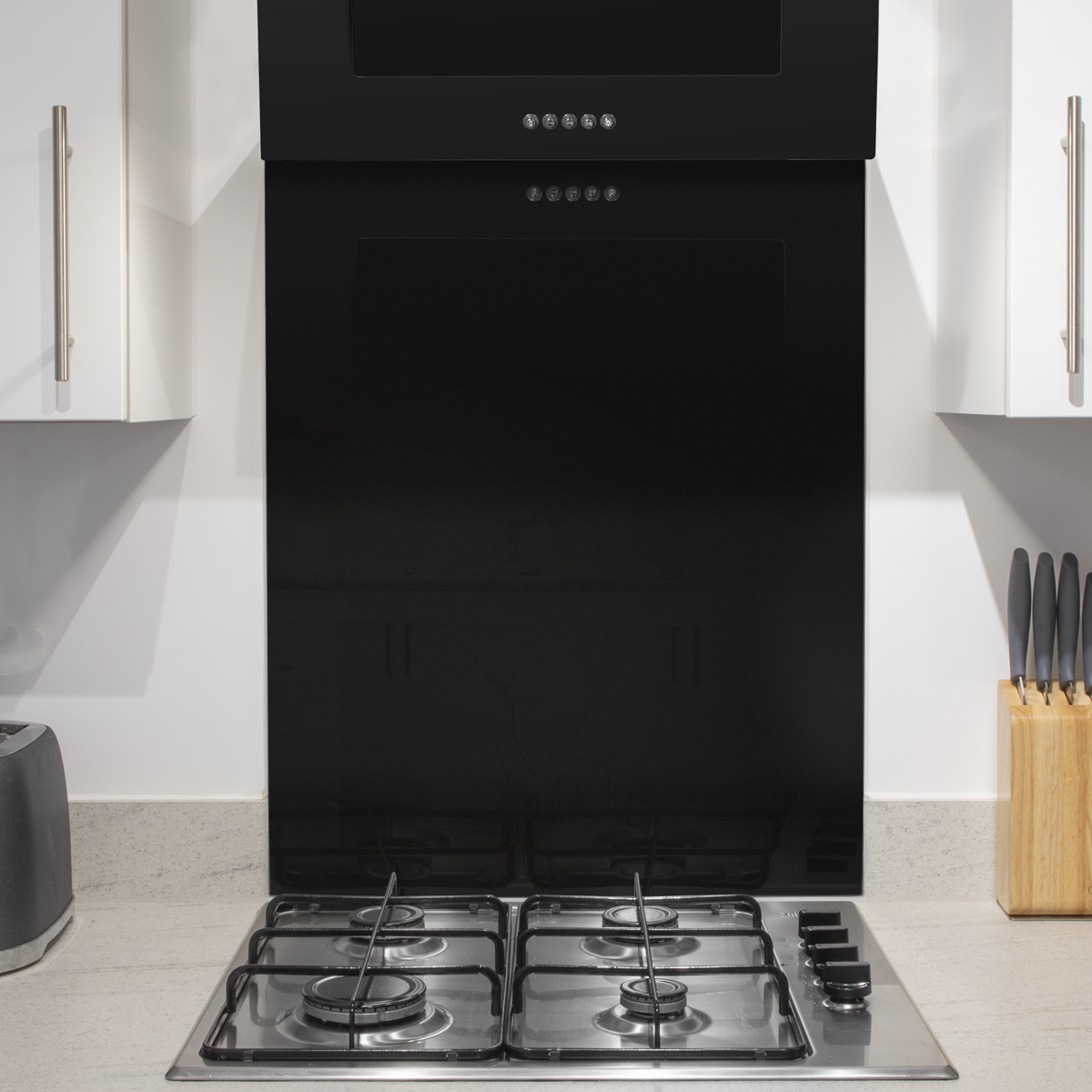 Baridi DH194 Baridi Splashback for Cooker Hoods 60 x 75cm - Black