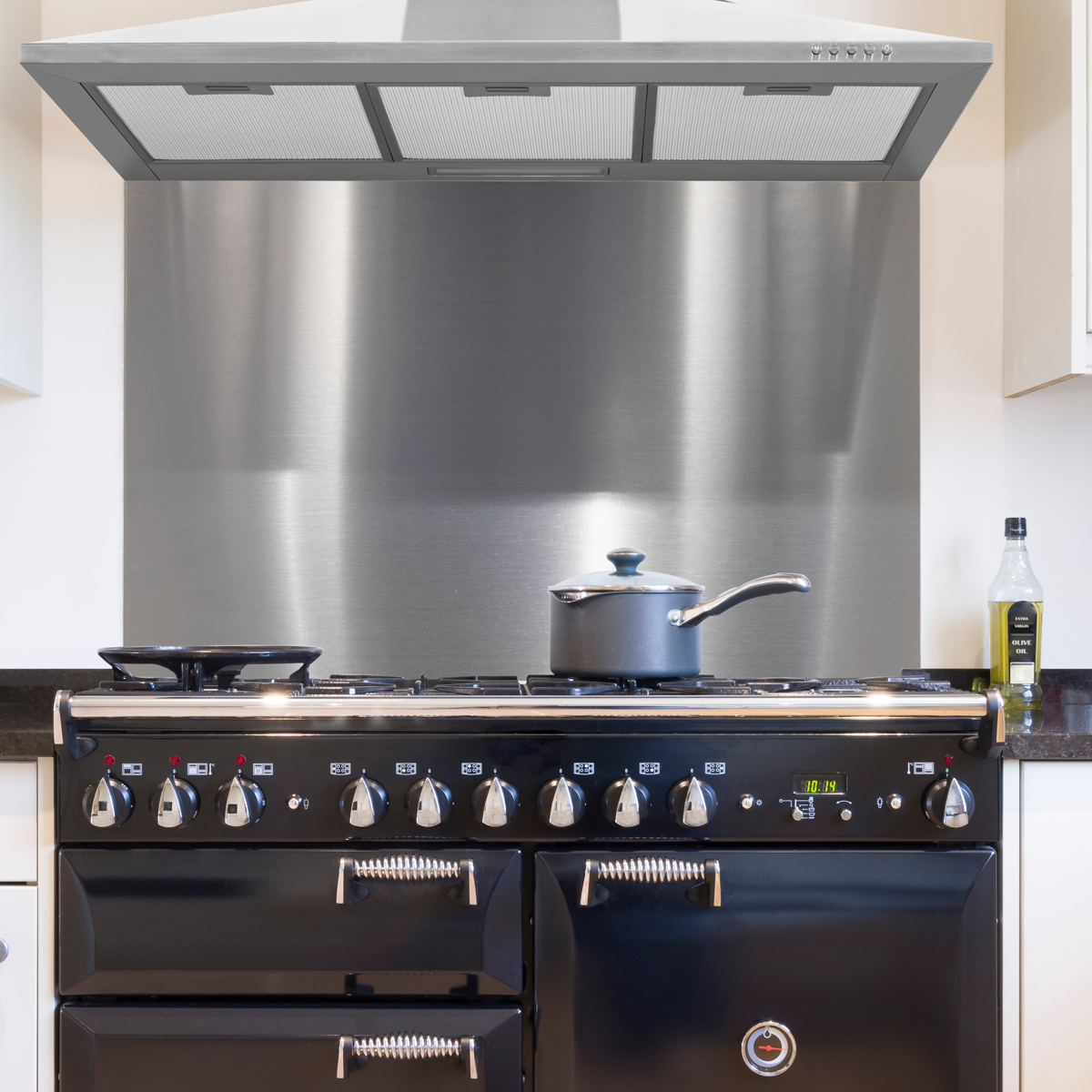 Baridi DH195 Baridi Splashback for Cooker Hoods 90 x 75cm - Stainless Steel