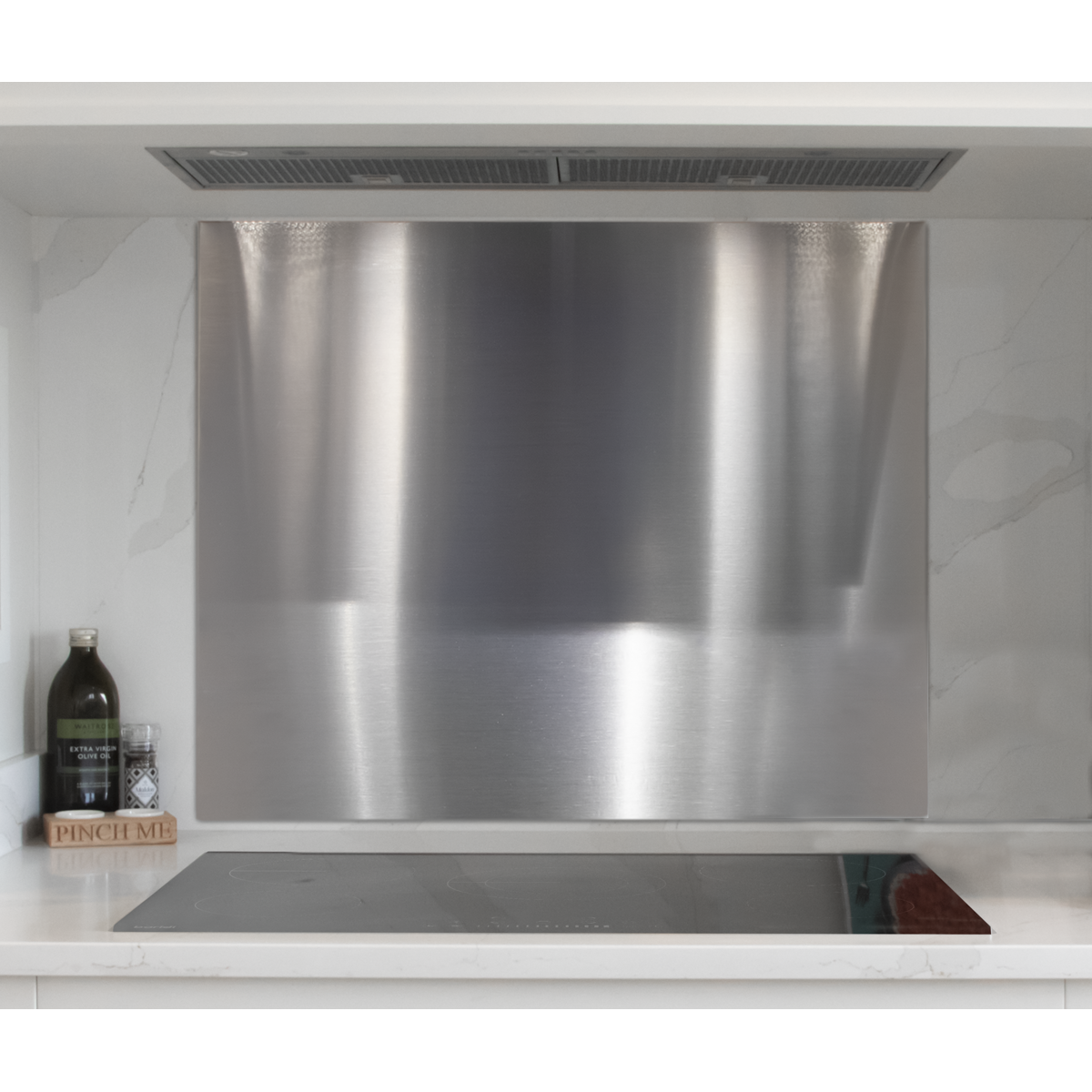 Baridi DH195 Baridi Splashback for Cooker Hoods 90 x 75cm - Stainless Steel