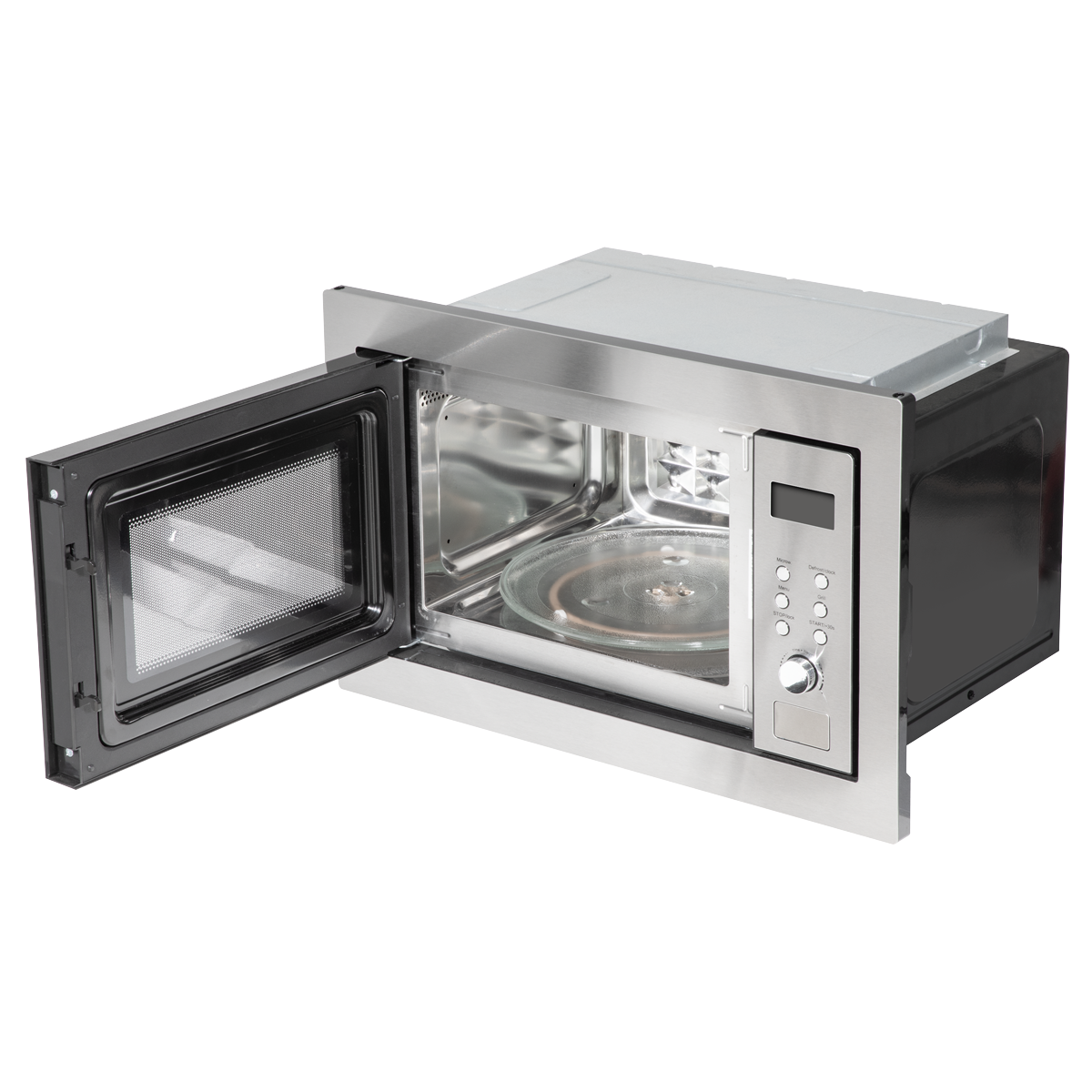 Baridi DH197 Baridi Integrated Microwave Oven with Grill 25L Capacity 900W - Stainless Steel