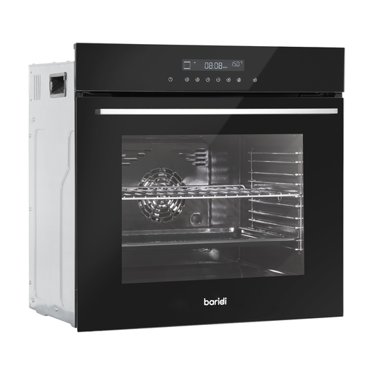 Baridi DH199 Baridi Integrated Fan-Assisted Electric Oven 60cm 72L Capacity - Black