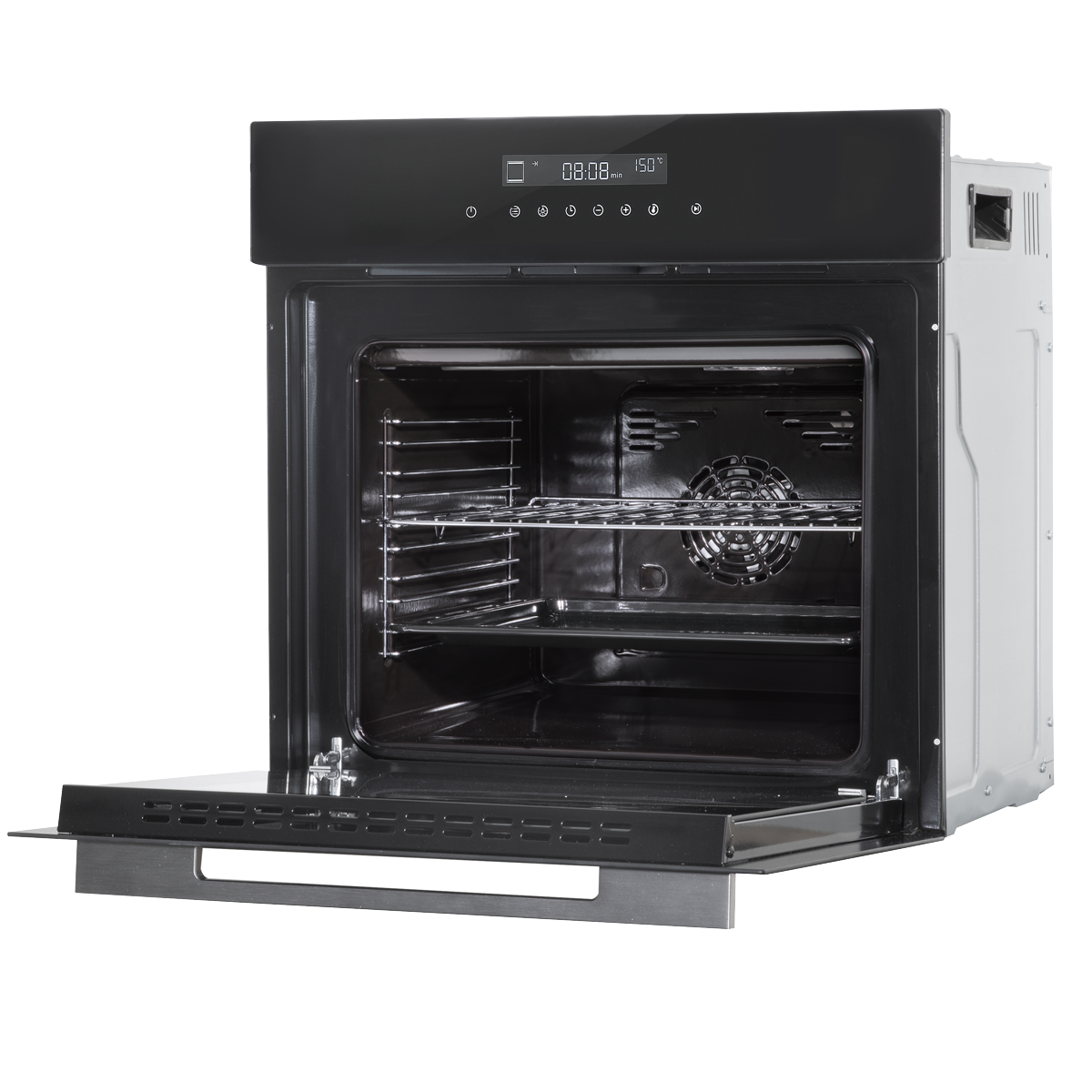 Baridi DH199 Baridi Integrated Fan-Assisted Electric Oven 60cm 72L Capacity - Black