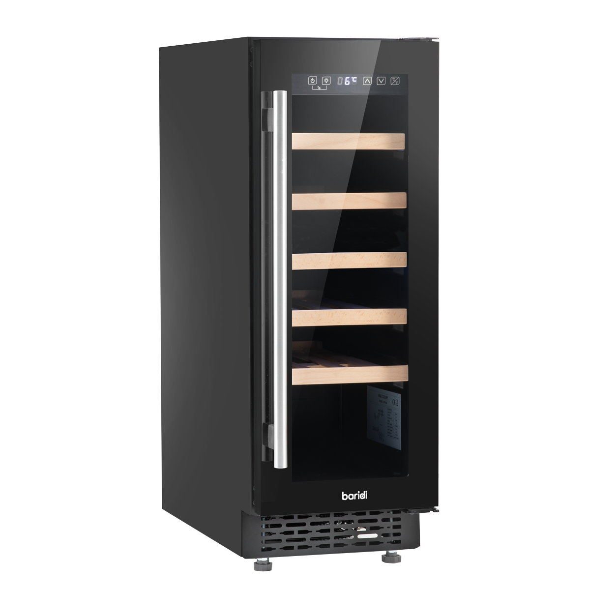 Baridi DH203 Baridi 20 Bottle Slim Wine Fridge & Cooler 30cm