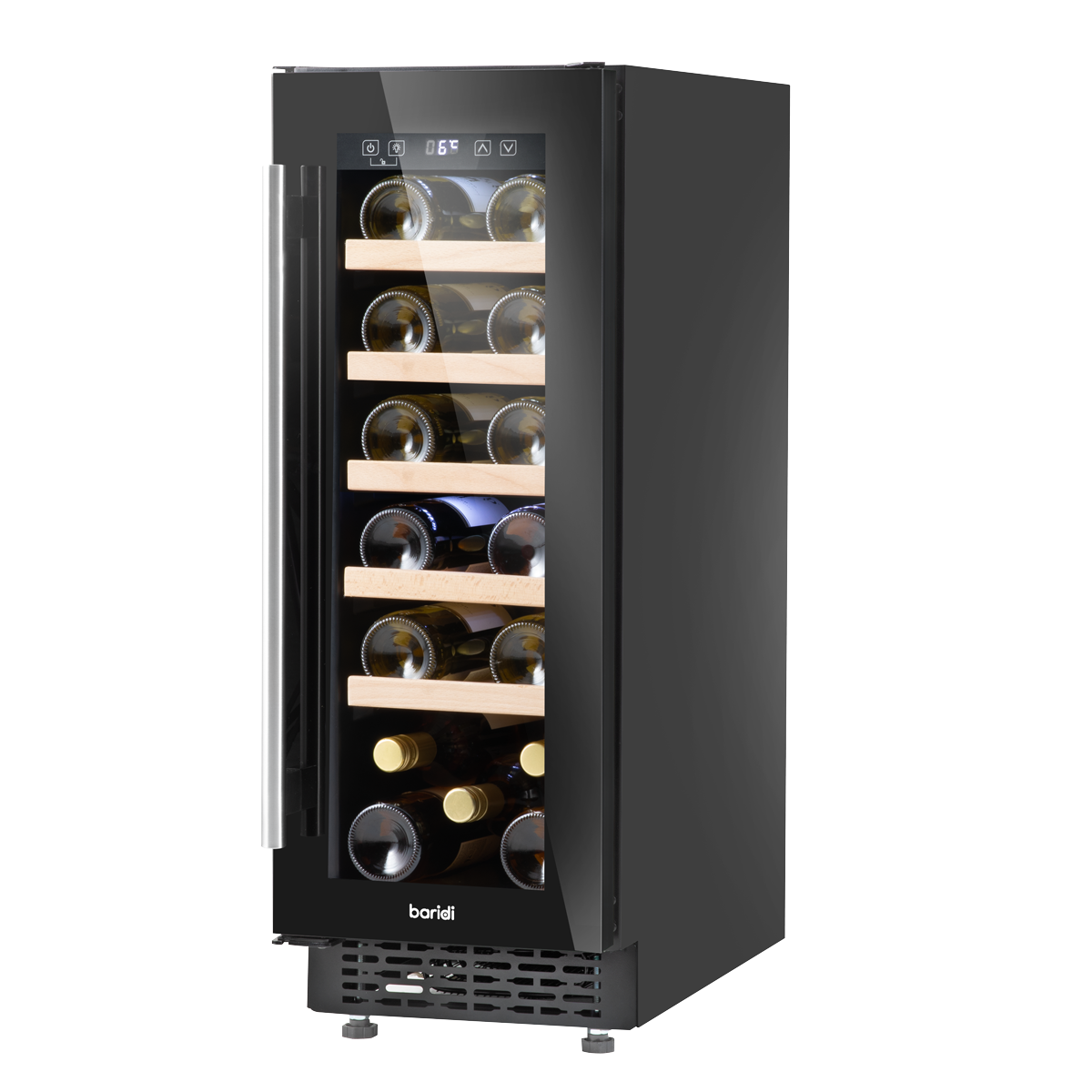 Baridi DH203 Baridi 20 Bottle Slim Wine Fridge & Cooler 30cm