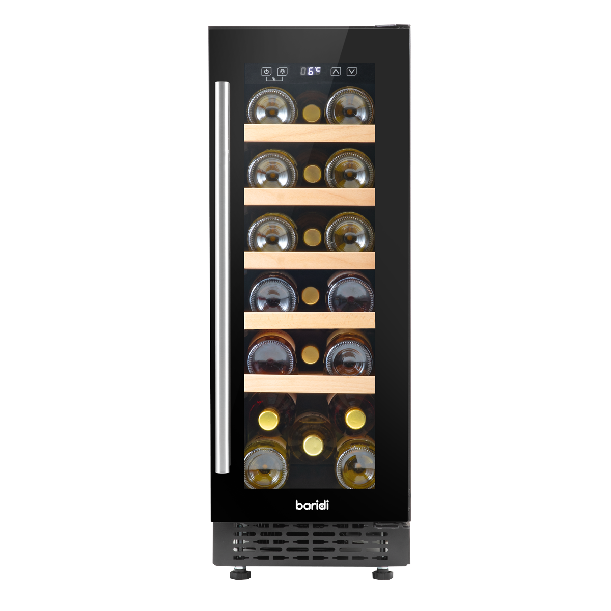 Baridi DH203 Baridi 20 Bottle Slim Wine Fridge & Cooler 30cm