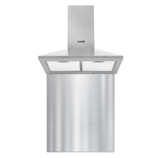 Baridi DH207 Baridi Cooker Hood with Carbon Filters & Splashback 60cm - Stainless Steel