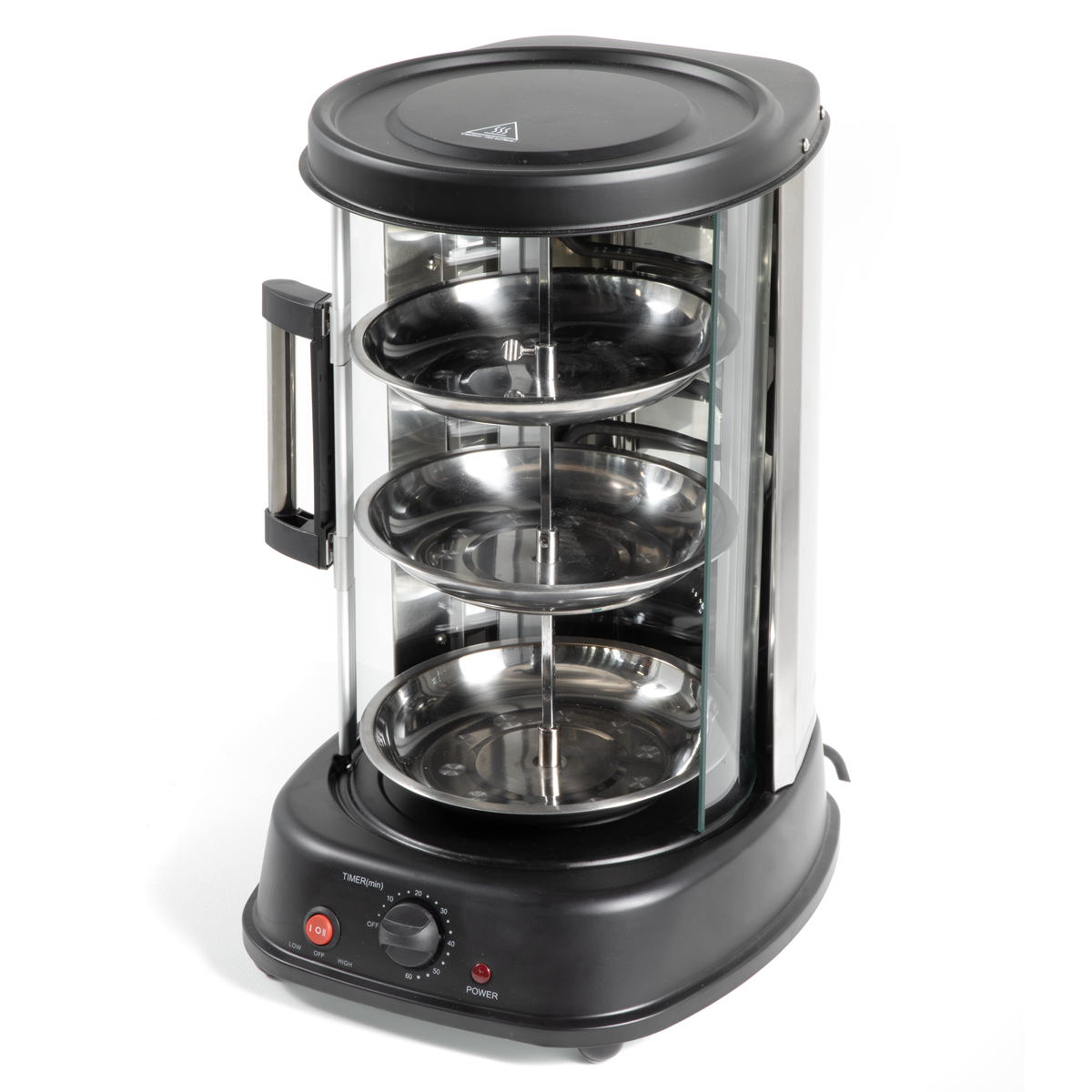 Baridi DH216 Baridi Vertical 360° Rotisserie Smokeless Grill 21L Capacity