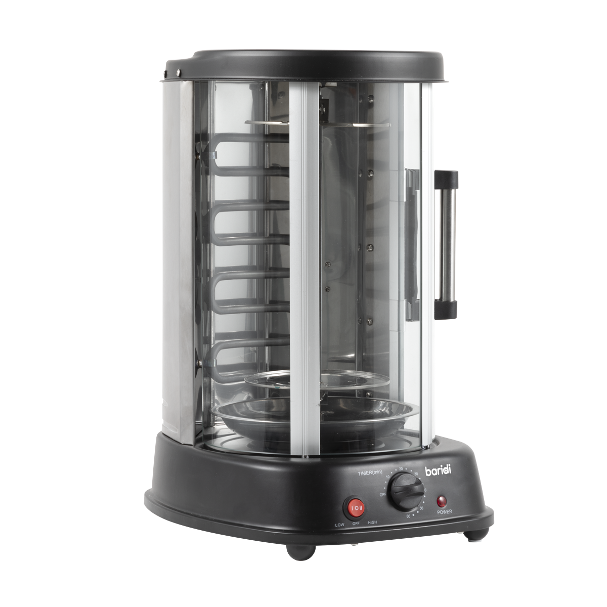 Baridi DH216 Baridi Vertical 360° Rotisserie Smokeless Grill 21L Capacity