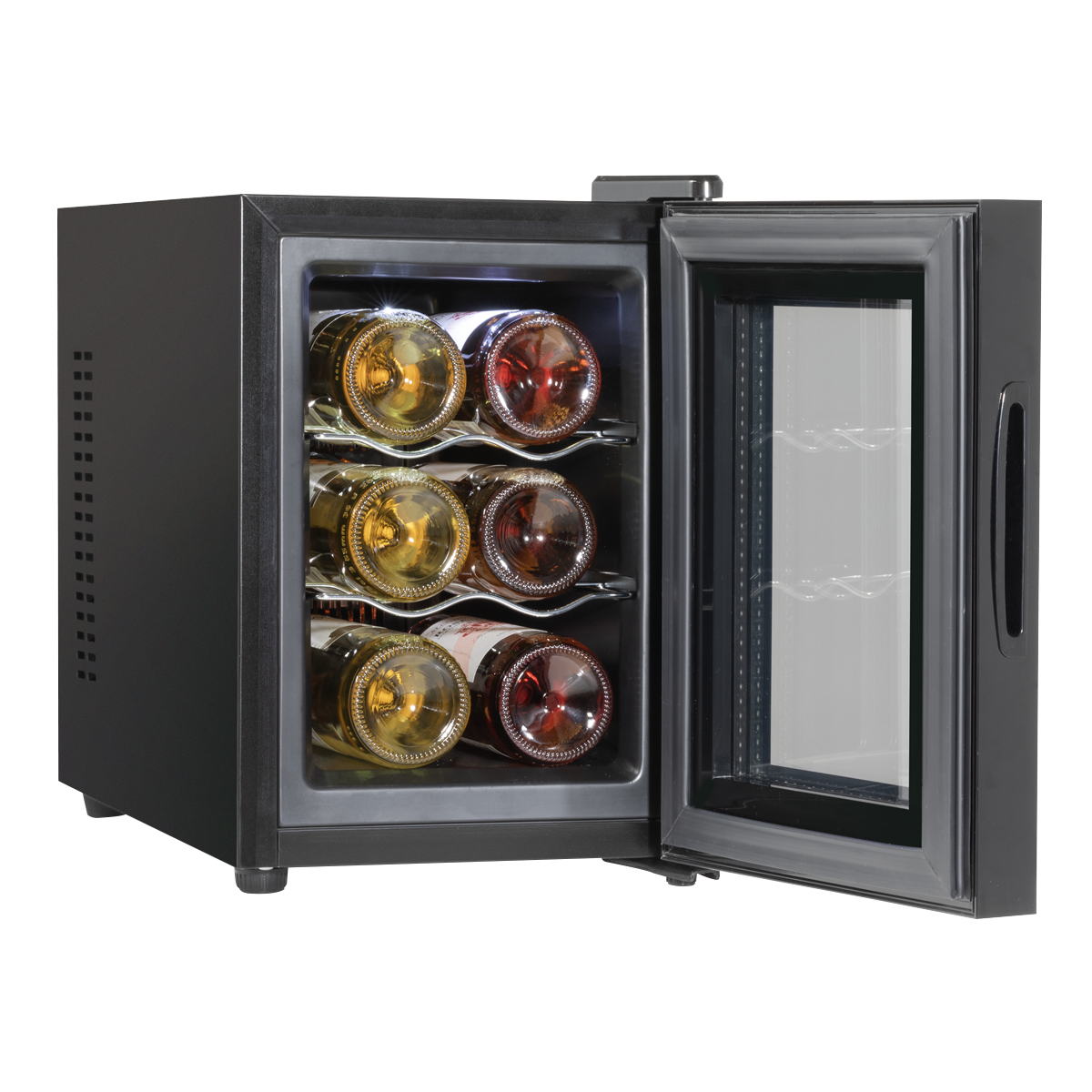 Baridi DH217 Baridi 6 Bottle Thermoelectric Tabletop Wine Cooler with Touch Control - Black