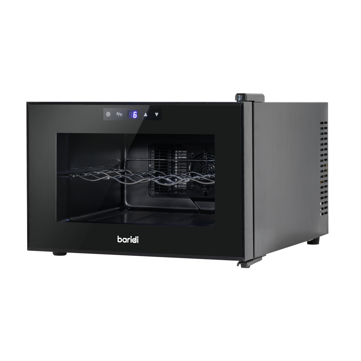 Baridi DH218 Baridi 8 Bottle Thermoelectric Tabletop Wine Cooler with Touch Control - Black