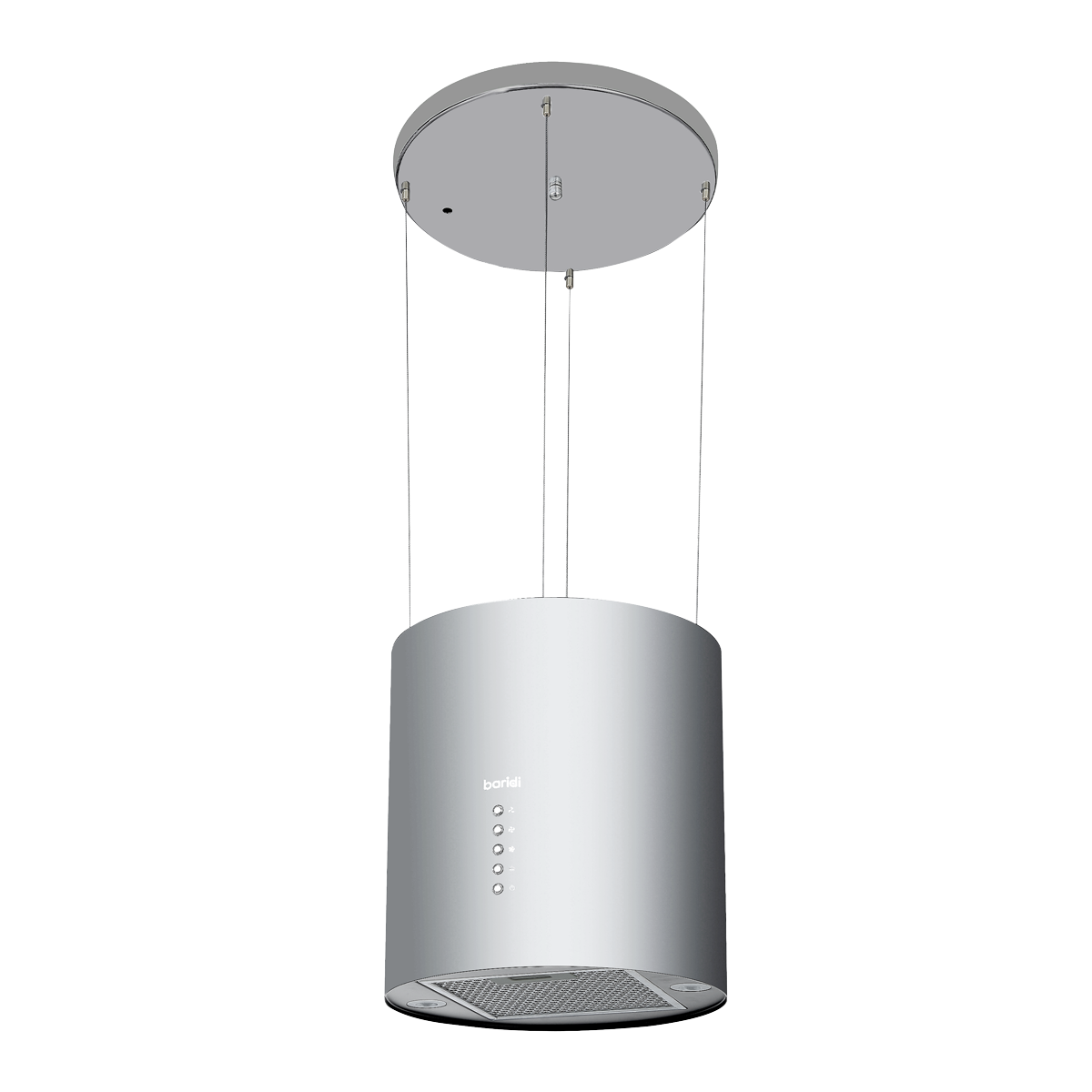 Baridi DH220 Baridi Round Island Cooker Hood 35cm - Stainless Steel