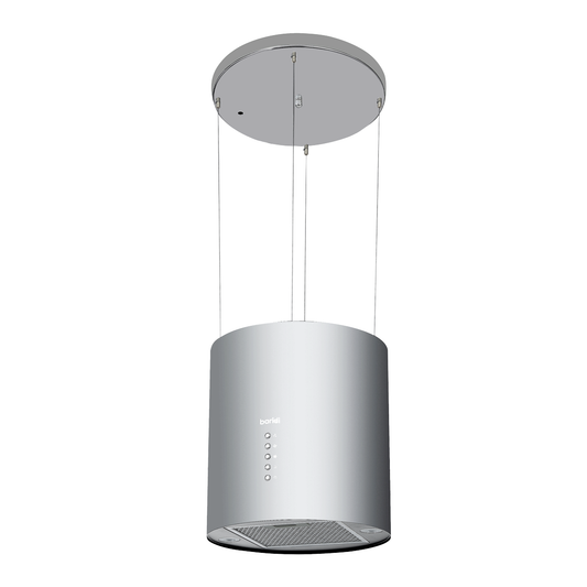 Baridi DH220 Baridi Round Island Cooker Hood 35cm - Stainless Steel