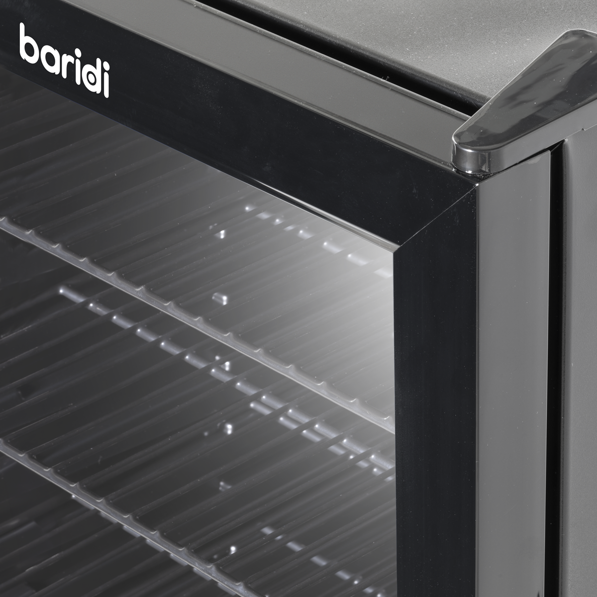 Baridi DH223 Baridi Undercounter Drinks, Beer & Wine Fridge with LED Light 115L - Black