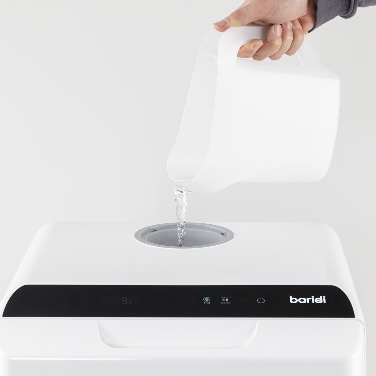 Baridi DH224A Baridi 2-4 Place Settings Mini Portable Tabletop Dishwasher, 5 Wash Functions