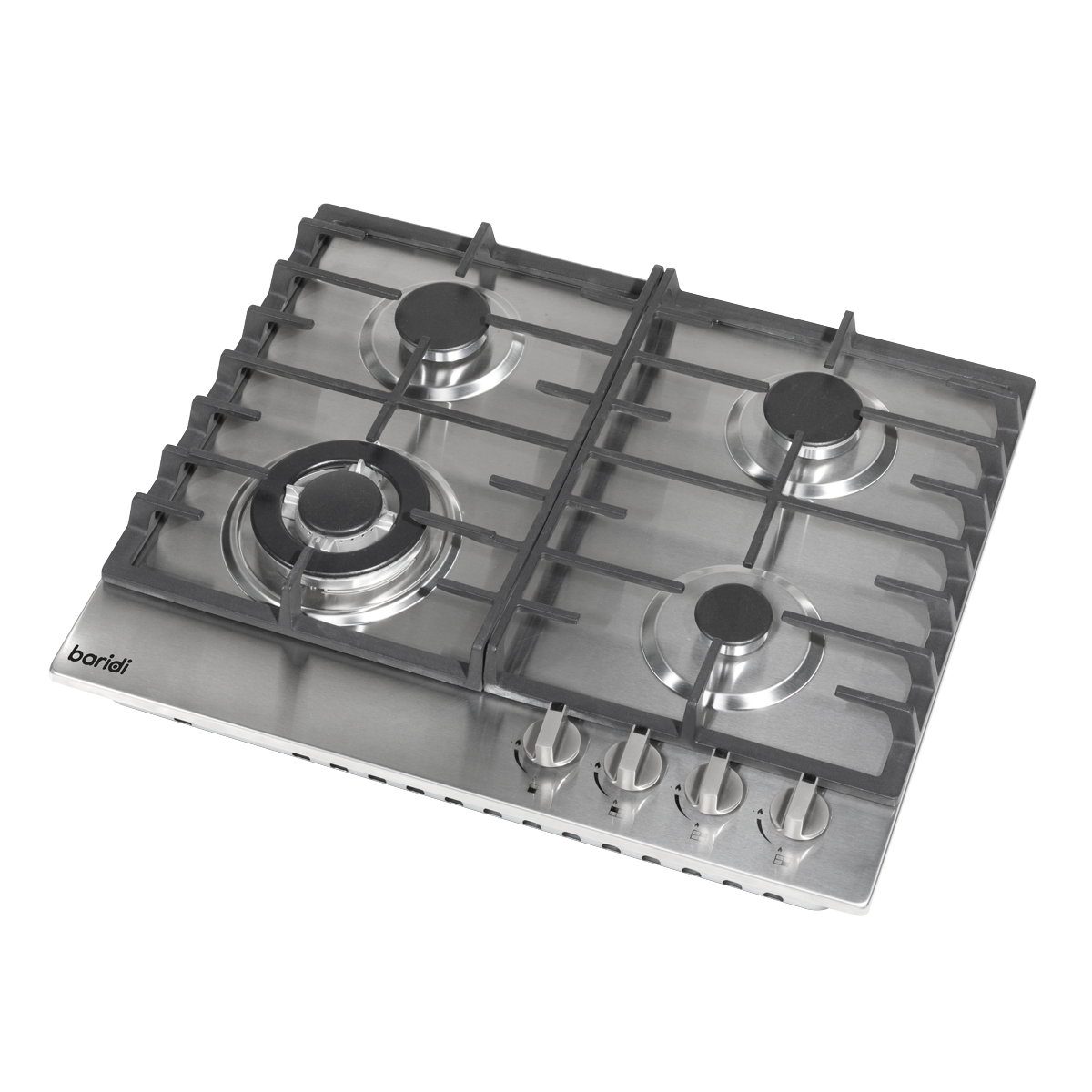 Baridi DH225 Baridi Gas Hob with 4 Cooking Zones 60cm - Stainless Steel