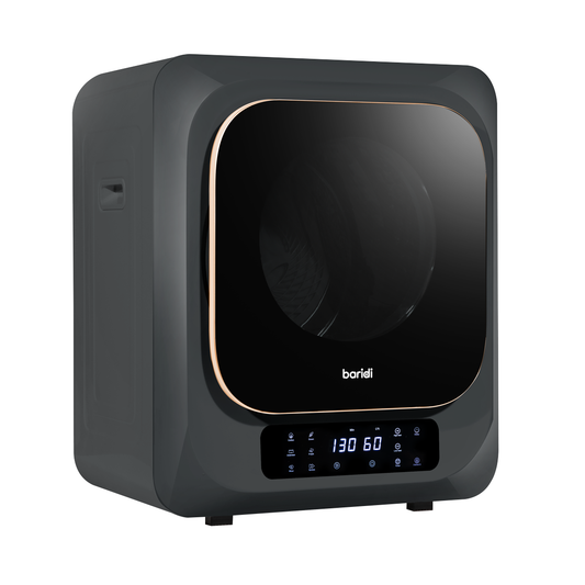 Baridi DH229 Baridi Tabletop Tumble Dryer with Digital Controls 2.5kg Capacity - Black
