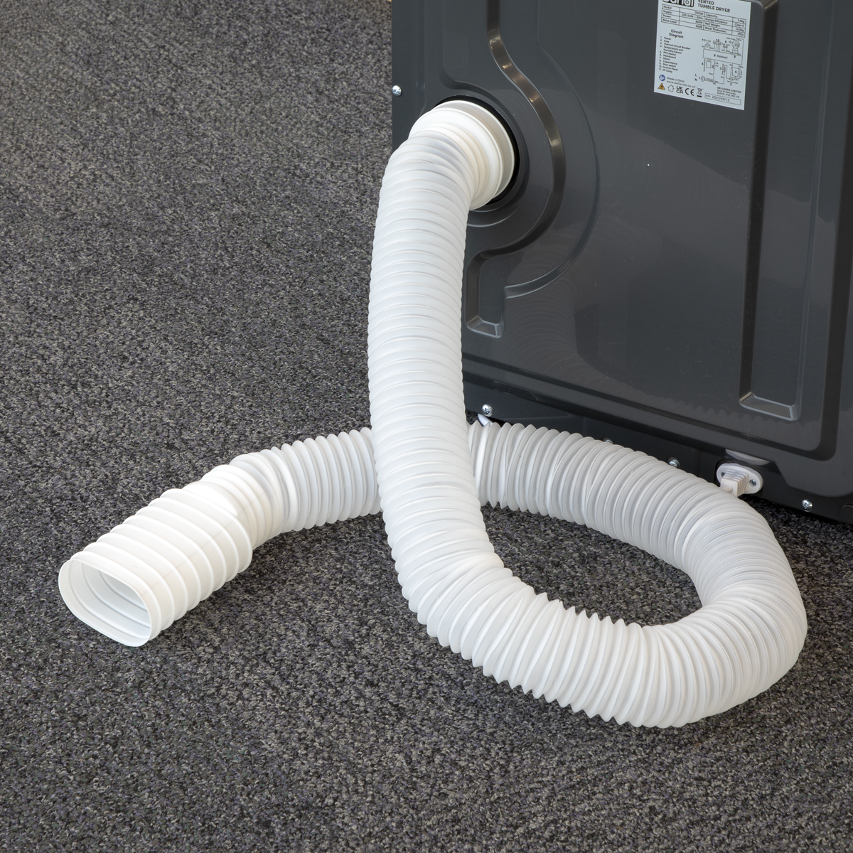 Baridi DH230 Baridi Condenser Vent Hose Pipe for Vented Tumble Dryers 1.5m x 3.5"