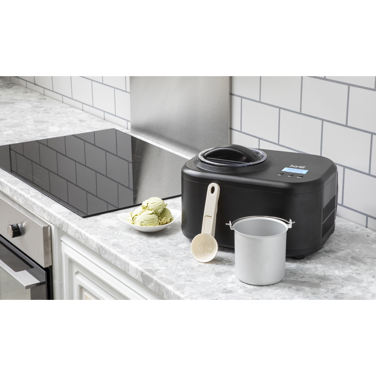 Baridi DH238 Baridi Automatic Churning Ice Cream Machine 1L Capacity - Black