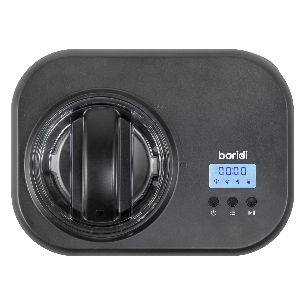 Baridi DH238 Baridi Automatic Churning Ice Cream Machine 1L Capacity - Black