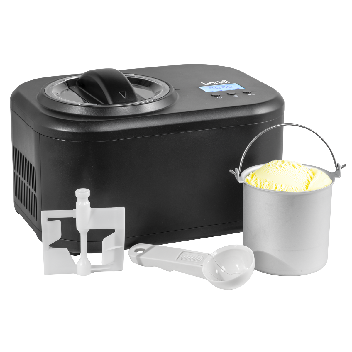 Baridi DH238 Baridi Automatic Churning Ice Cream Machine 1L Capacity - Black