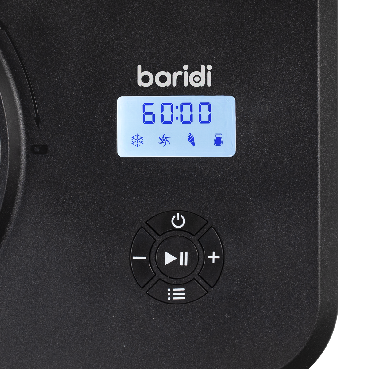 Baridi DH240 Baridi Automatic Churning Ice Cream Machine 1.5L - Black