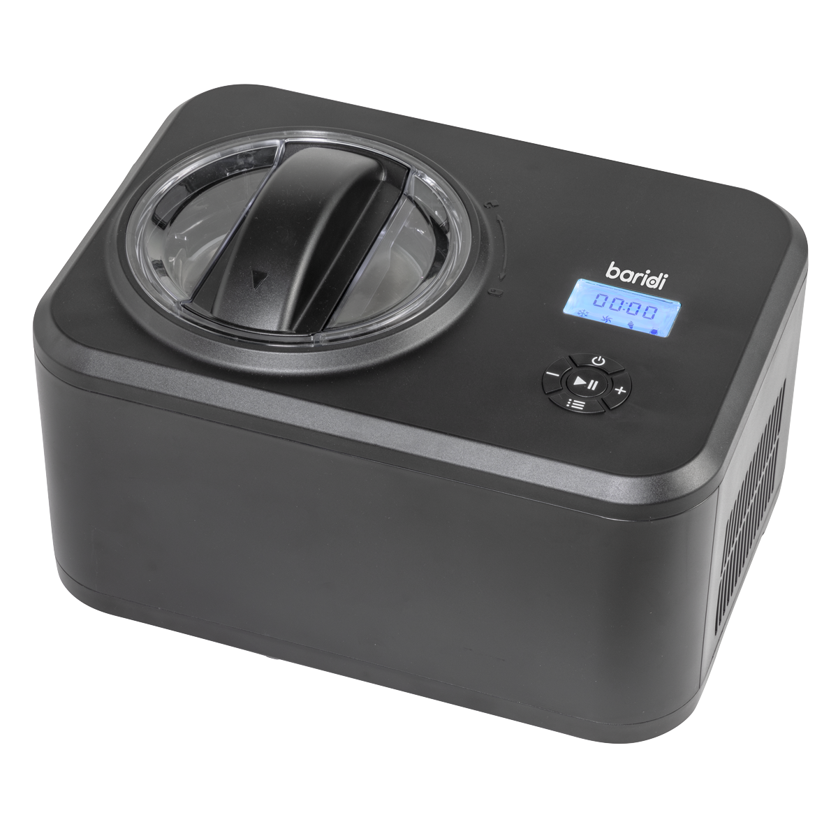 Baridi DH240 Baridi Automatic Churning Ice Cream Machine 1.5L - Black