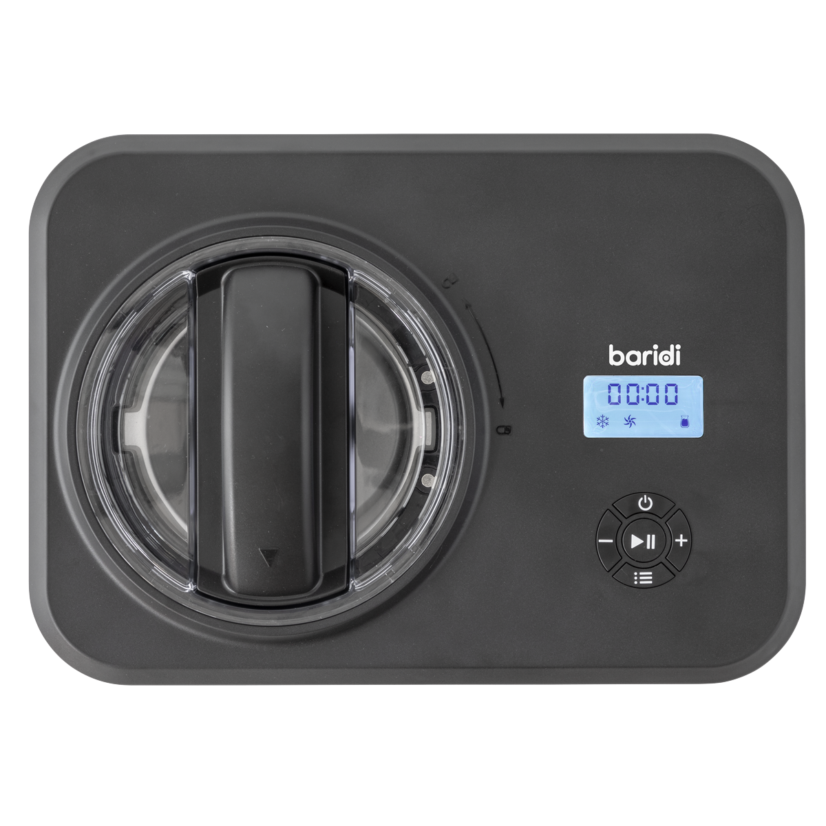 Baridi DH240 Baridi Automatic Churning Ice Cream Machine 1.5L - Black