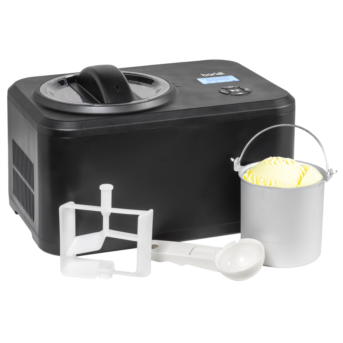 Baridi DH240 Baridi Automatic Churning Ice Cream Machine 1.5L - Black