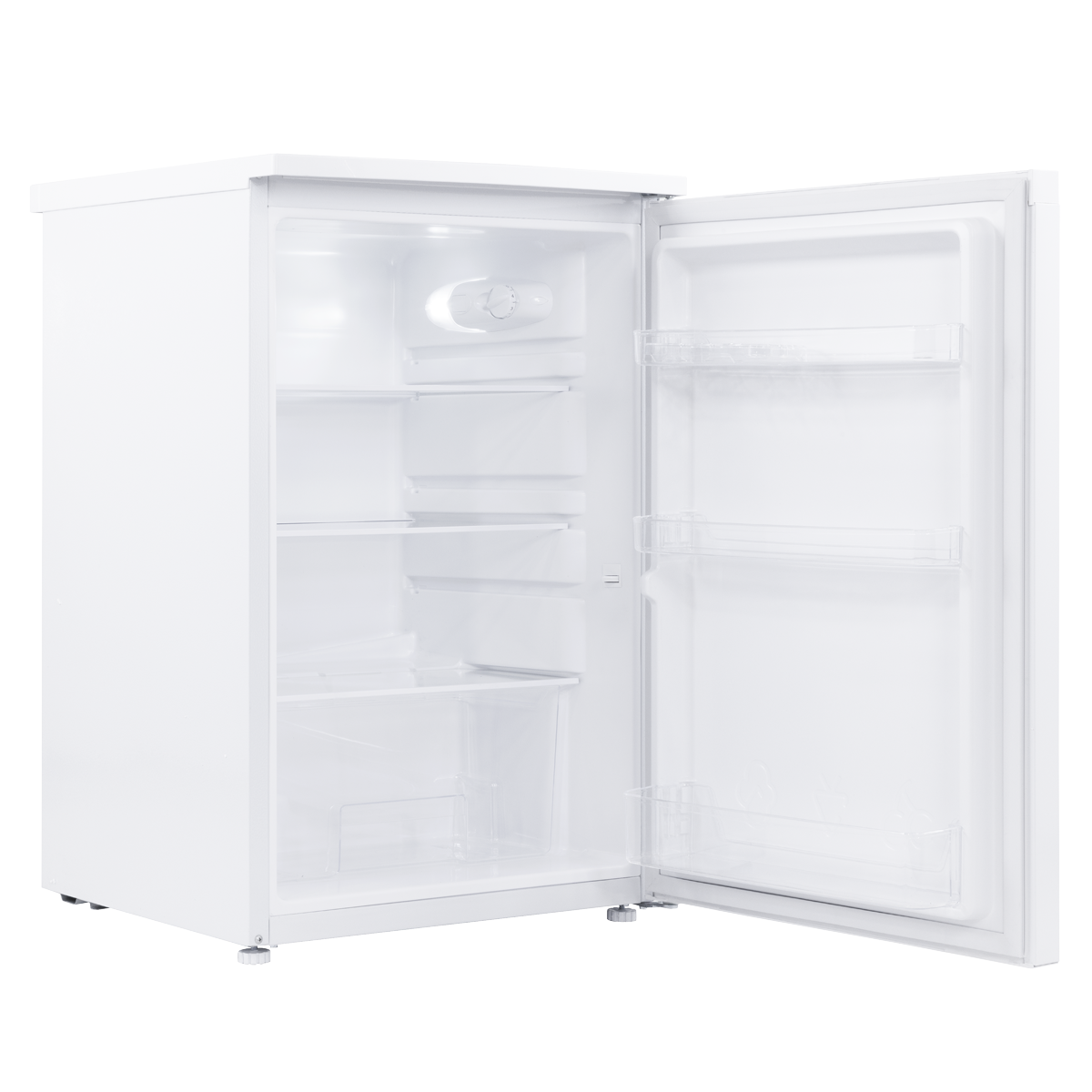Baridi DH246 Baridi 55cm Undercounter Larder Fridge, 130L Capacity - White