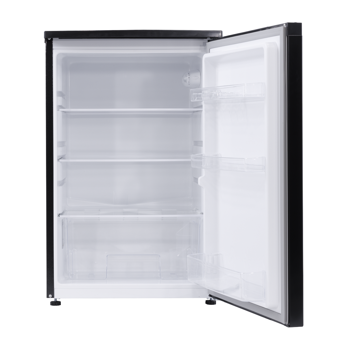 Baridi DH247 Baridi 55cm Undercounter Larder Fridge, 130L Capacity - Black