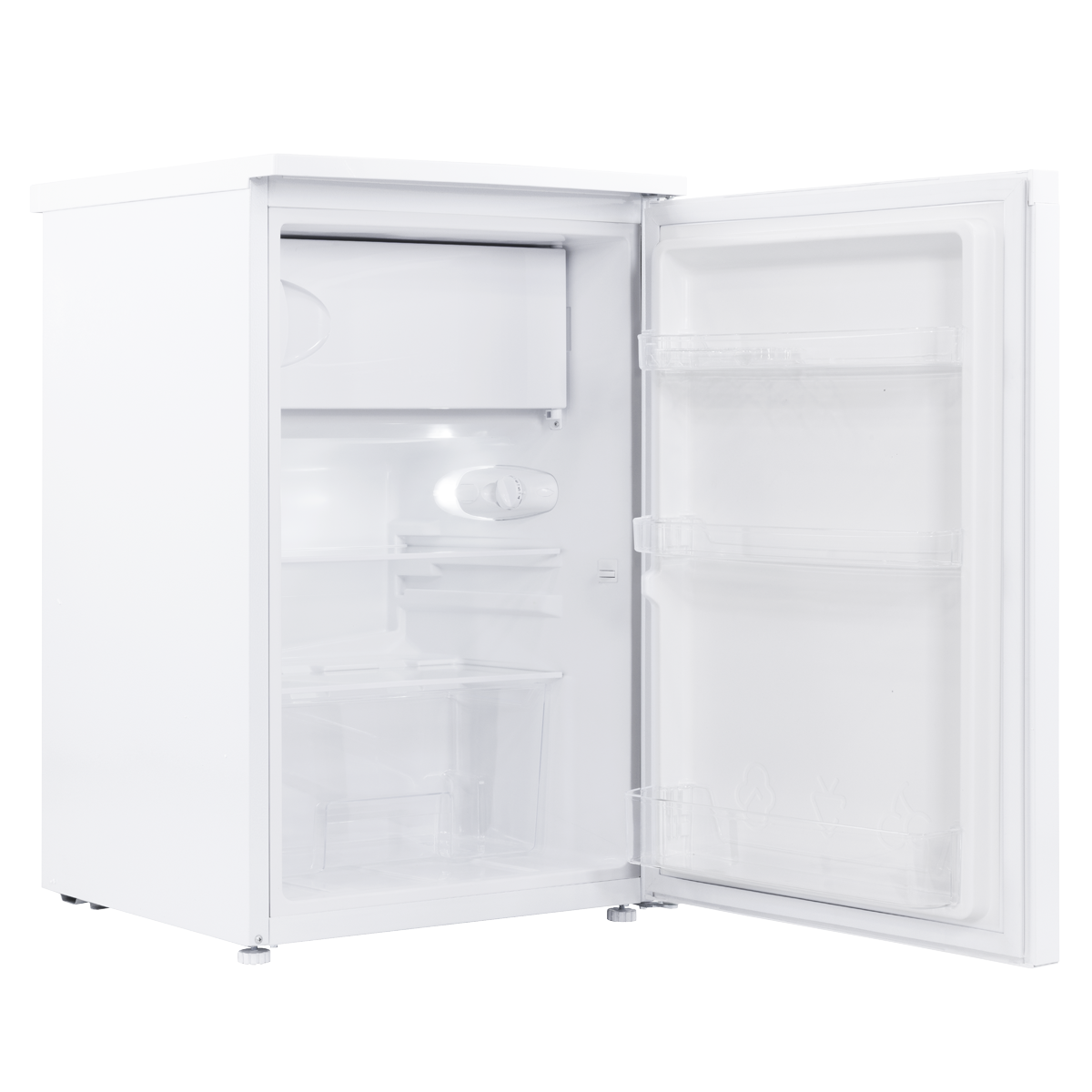 Baridi DH248 Baridi 55cm Freestanding Undercounter Fridge with Ice Box 107L - White