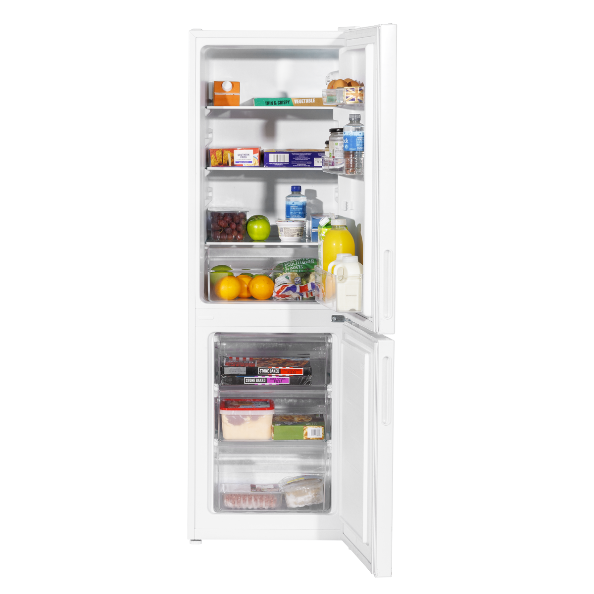 Baridi DH252 Baridi 70/30 Low Frost Fridge Freezer 157L Capacity - White