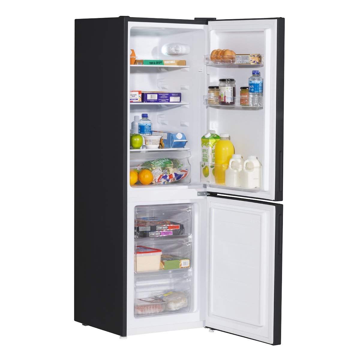 Baridi DH253 Baridi 47cm 70/30 Fridge Freezer, 157L Capacity Low Frost