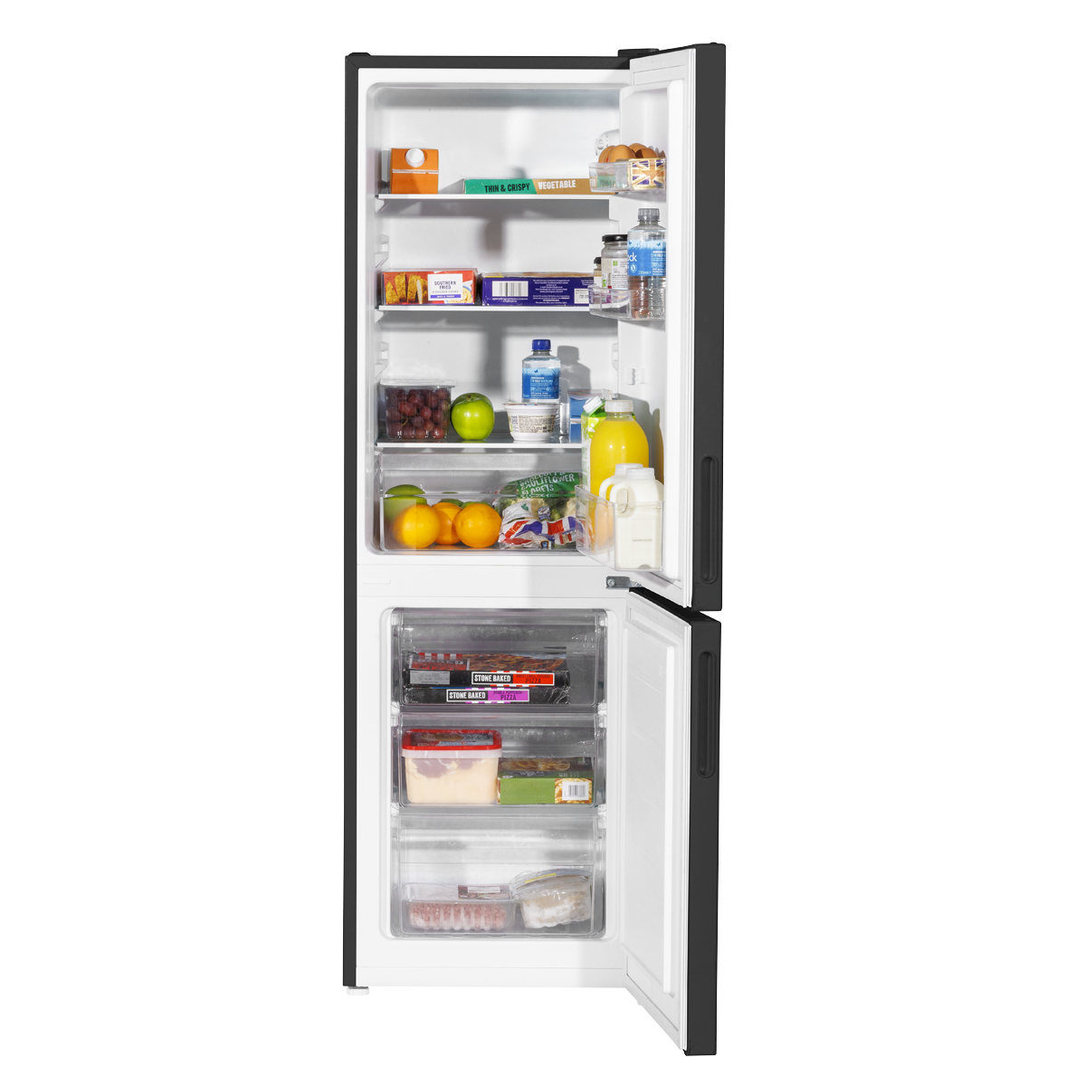Baridi DH253 Baridi 47cm 70/30 Fridge Freezer, 157L Capacity Low Frost