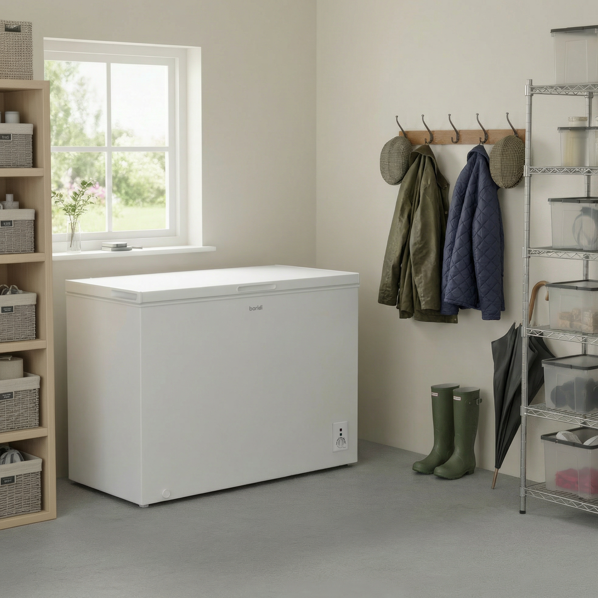 Baridi DH258 Baridi Freestanding Chest Freezer 254L Capacity - White