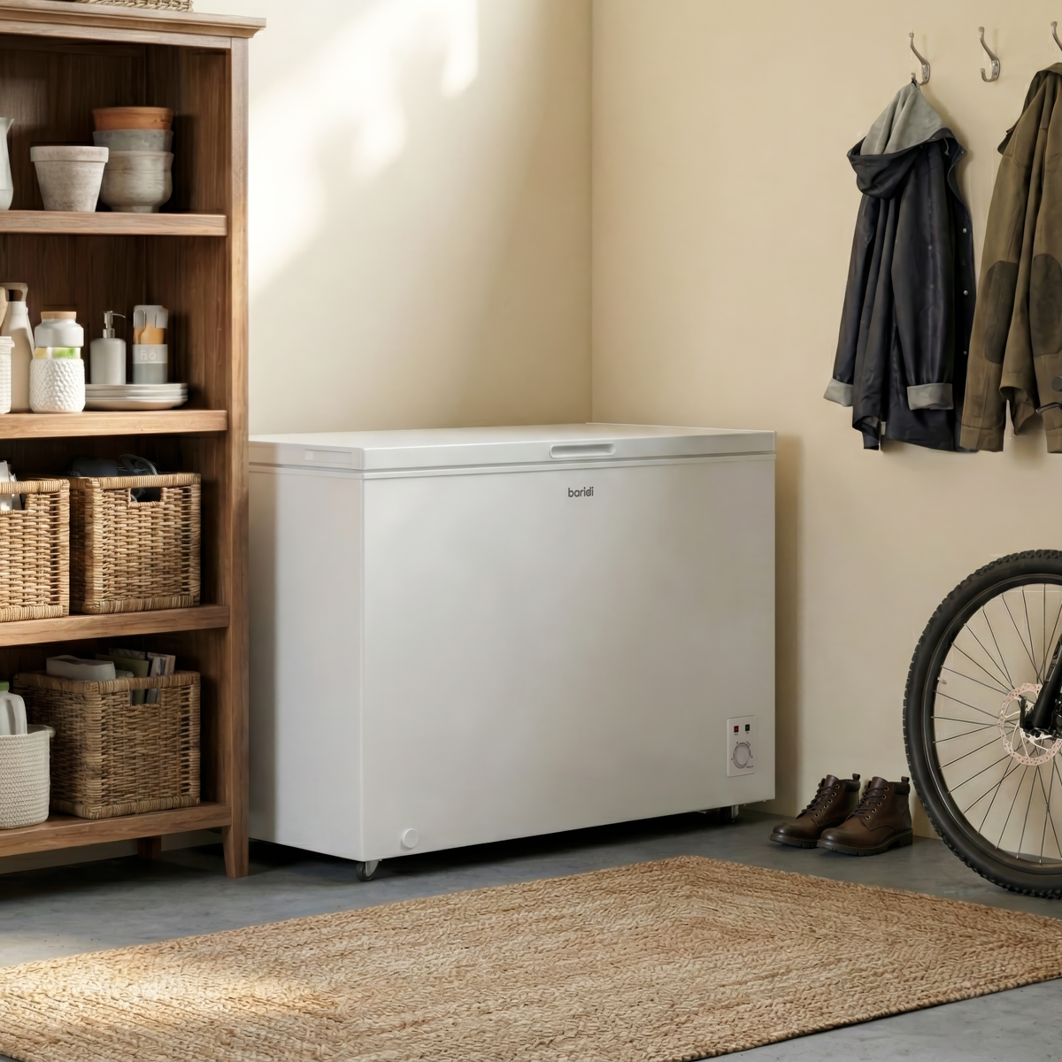 Baridi DH260 Baridi Freestanding Chest Freezer 299L Capacity - White