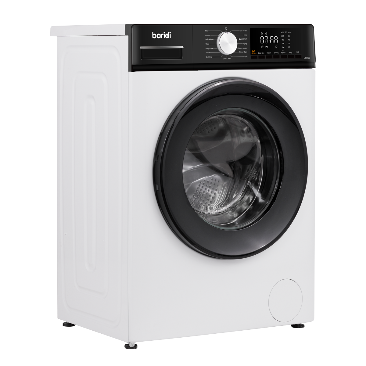 Baridi DH263 8/5kg Washer Dryer, Front Loading, 1400rpm Energy Rating A – White