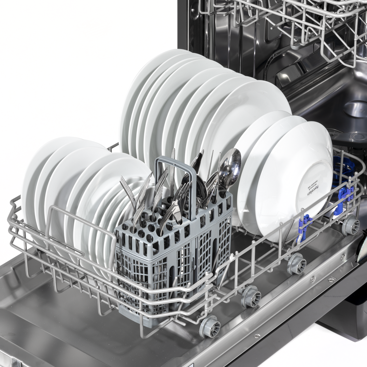 Baridi DH267 Baridi Slimline Freestanding Dishwasher 45cm Wide 10 Place Settings - Black
