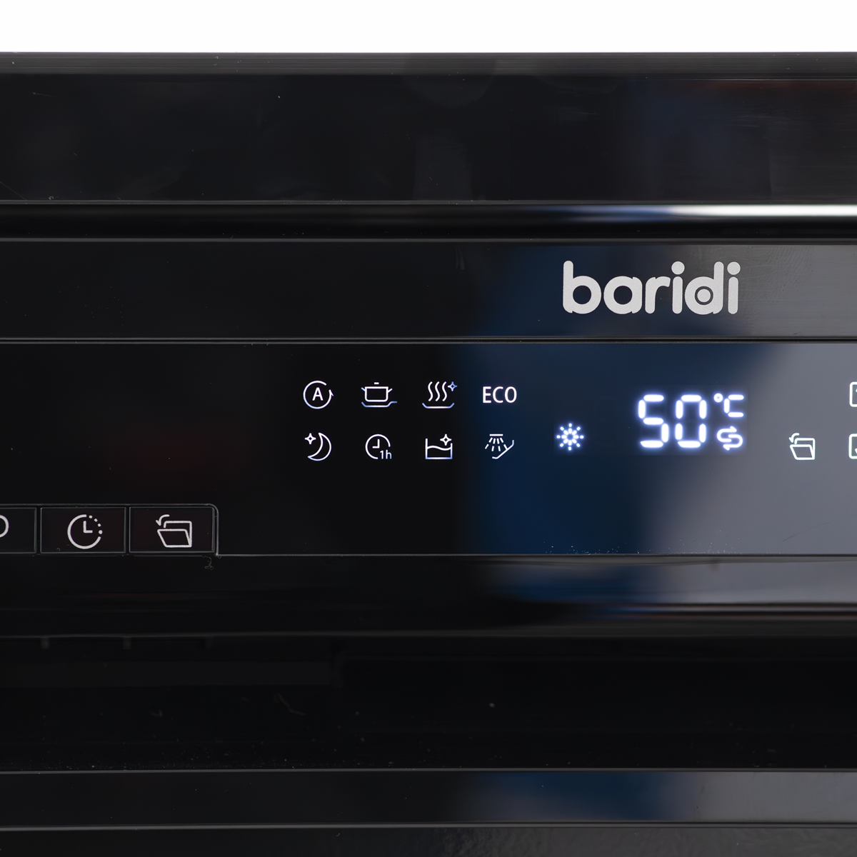 Baridi DH267 Baridi Slimline Freestanding Dishwasher 45cm Wide 10 Place Settings - Black