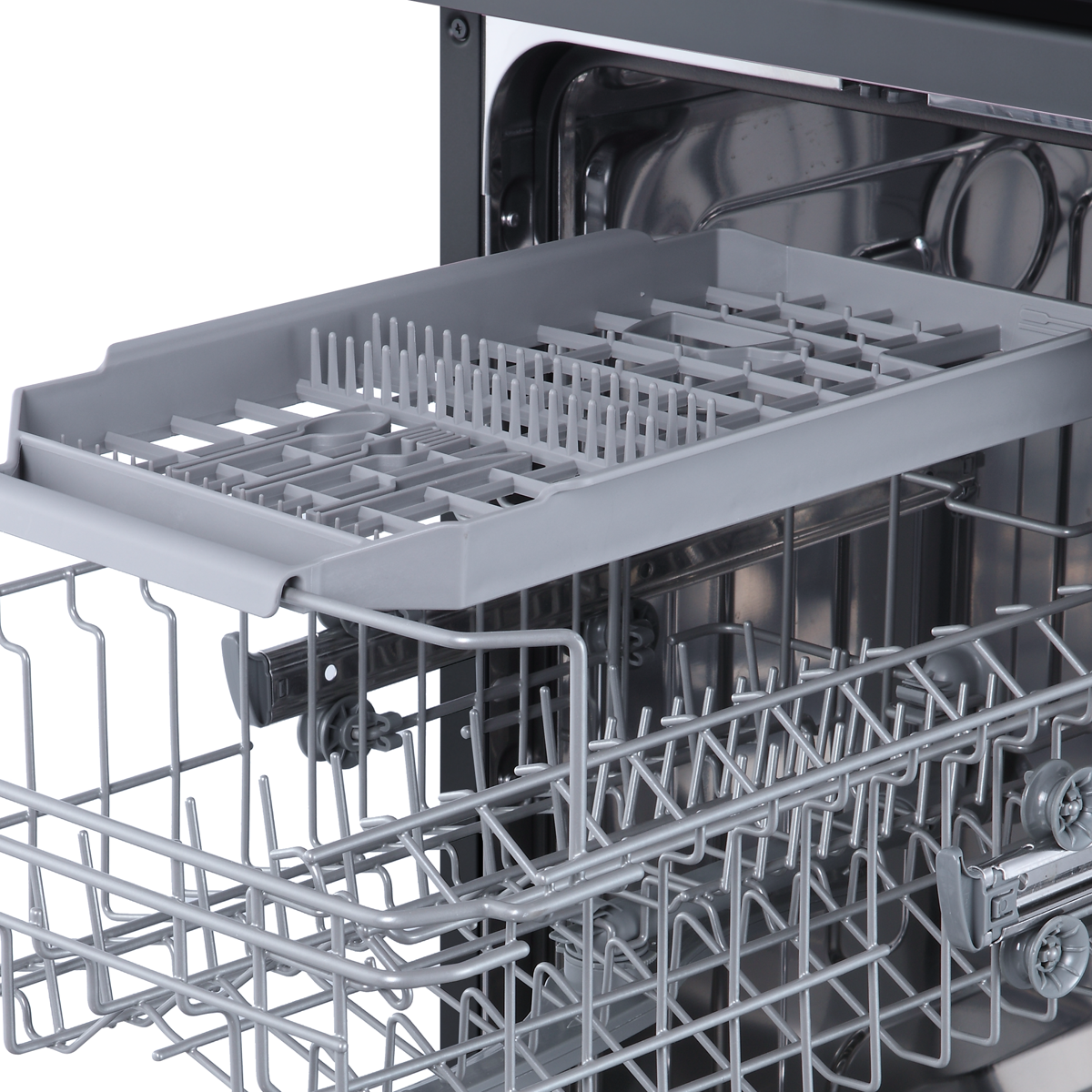 Baridi DH267 Baridi Slimline Freestanding Dishwasher 45cm Wide 10 Place Settings - Black