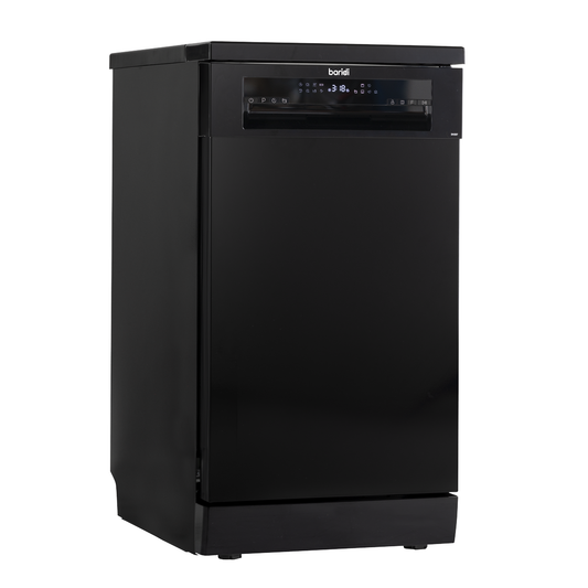 Baridi DH267 Baridi Slimline Freestanding Dishwasher 45cm Wide 10 Place Settings - Black