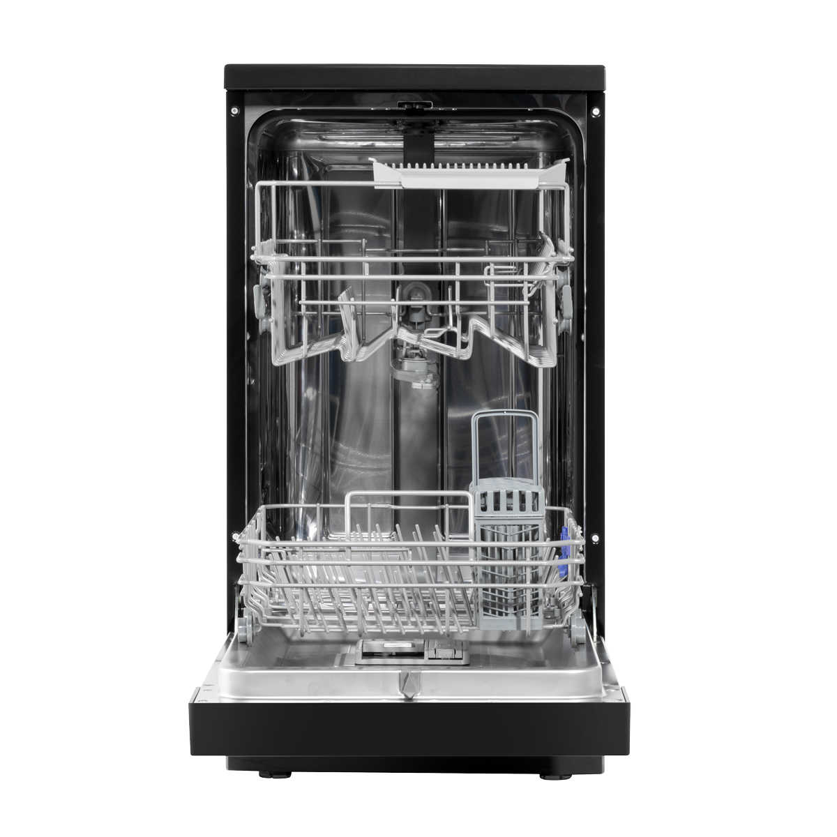 Baridi DH267 Baridi Slimline Freestanding Dishwasher 45cm Wide 10 Place Settings - Black
